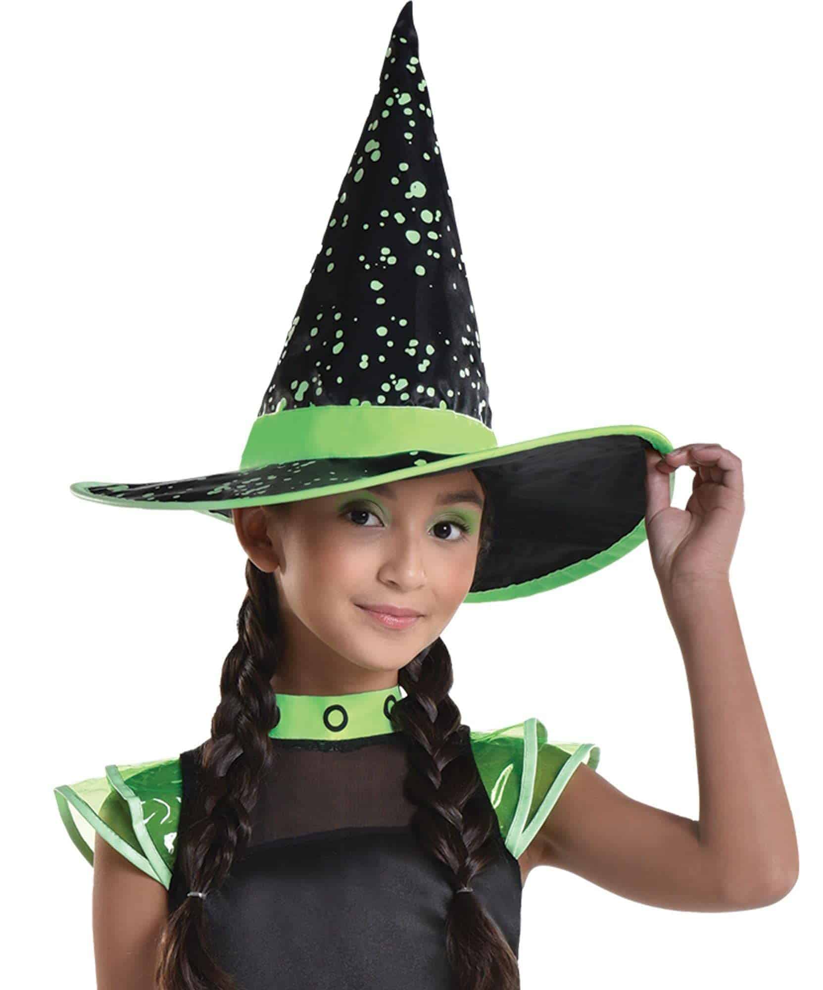 Disfraz Grande de Bruja Traviesa Nocturna que Brilla en la - Imagen 3