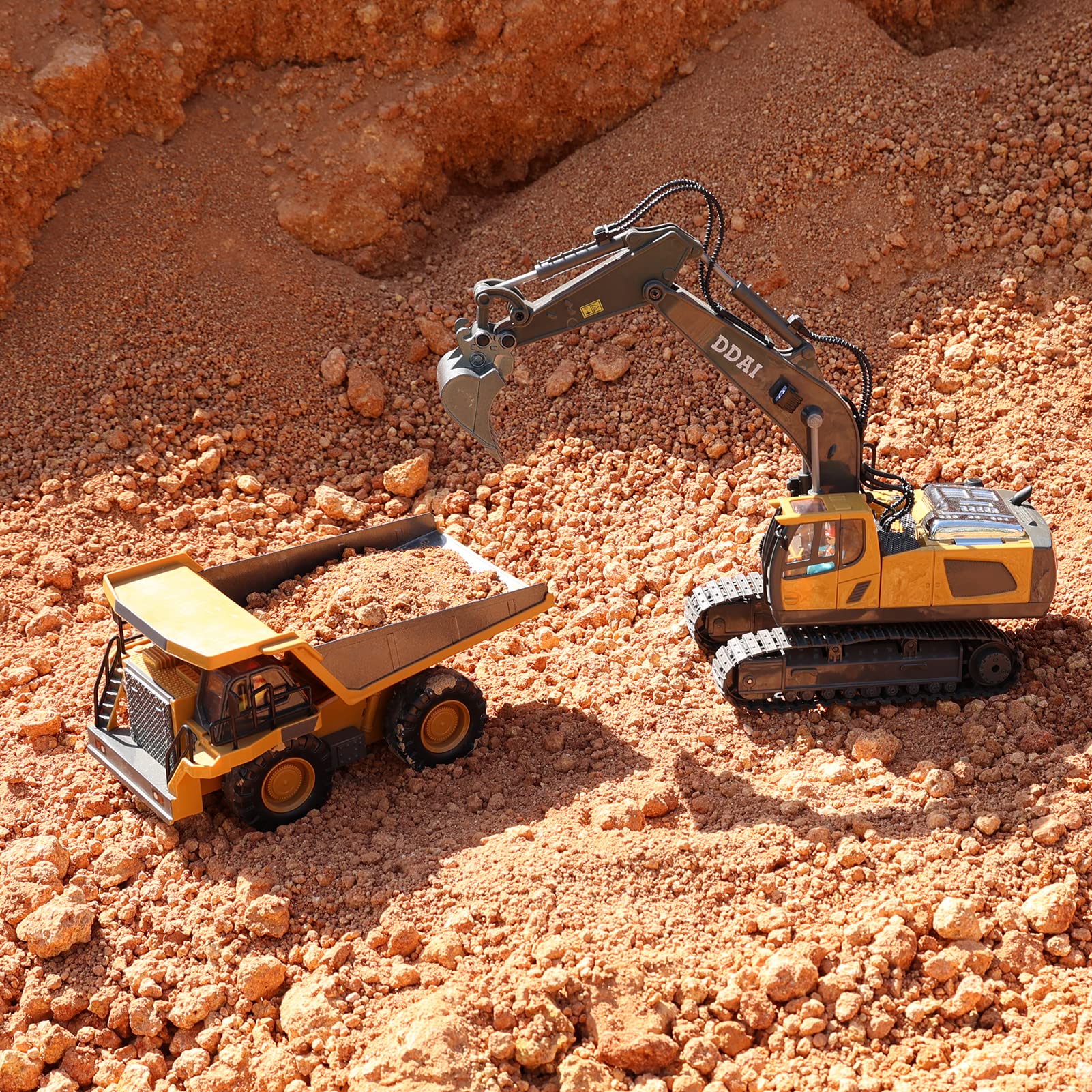 DDAI Excavadora de Control Remoto para Niños de 8-12 años - Imagen 10