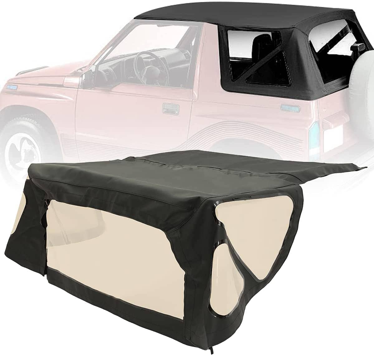 HECASA Soft Top de Repuesto Compatible con 1988-1994 Suzuki