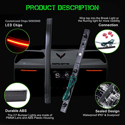 Luces LED de Reflector de Parachoques C7 de SLK Lights - Imagen 5