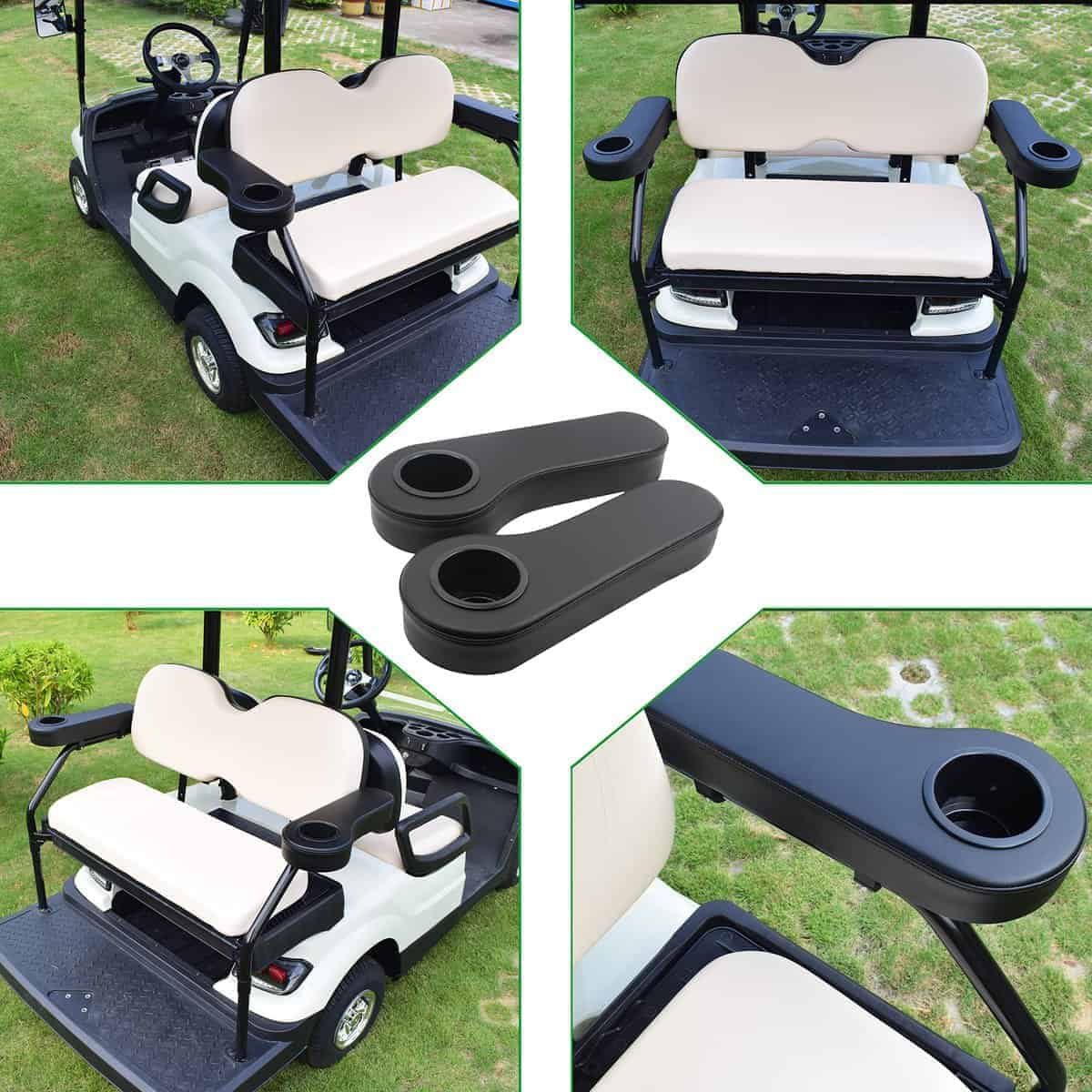 NOKINS Reposabrazos para Carrito de Golf con Portavasos, - Imagen 7