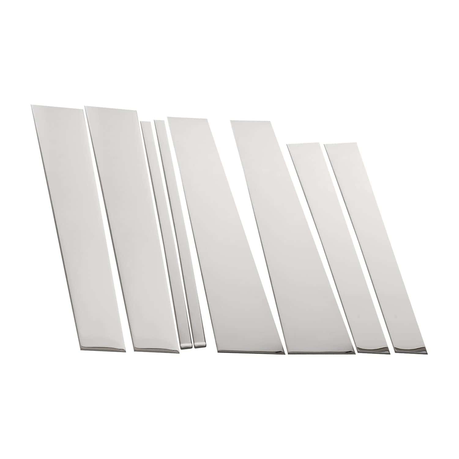 Nuevo 8 PCS Cromo Acero Inoxidable Pilar Post Trim