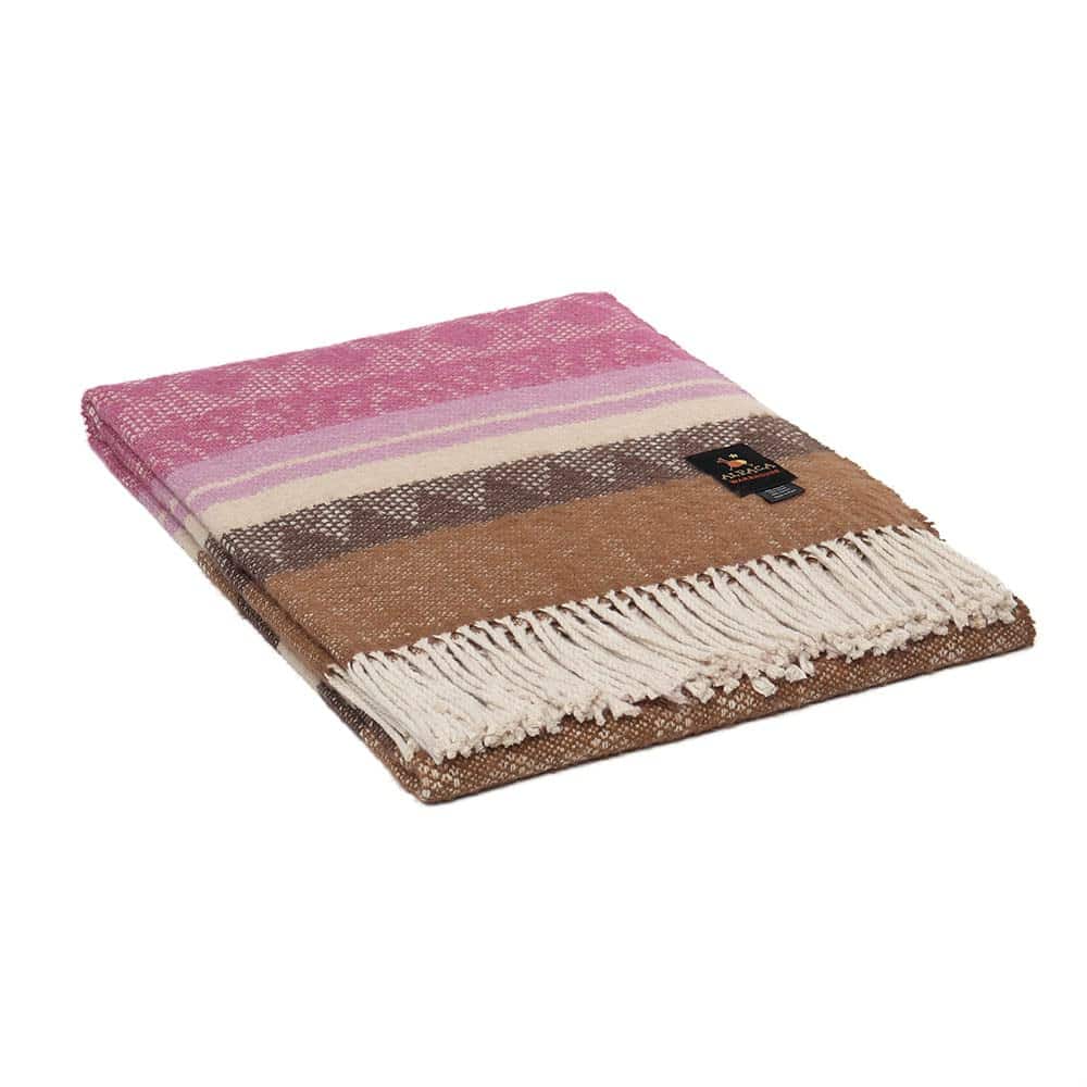 Manta Apache - Manta de Lana de Alpaca Tejida a Mano Suave