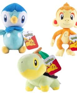 Pokémon 8" Chimchar, Piplup, Turtwig Peluche de Juguete,