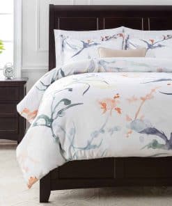 Set de Funda Nórdica Floral Acuarela Premium Chanasya -