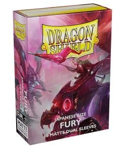 5 Paquetes de Dragon Shield Dual Matte Mini Japonés Fury 60