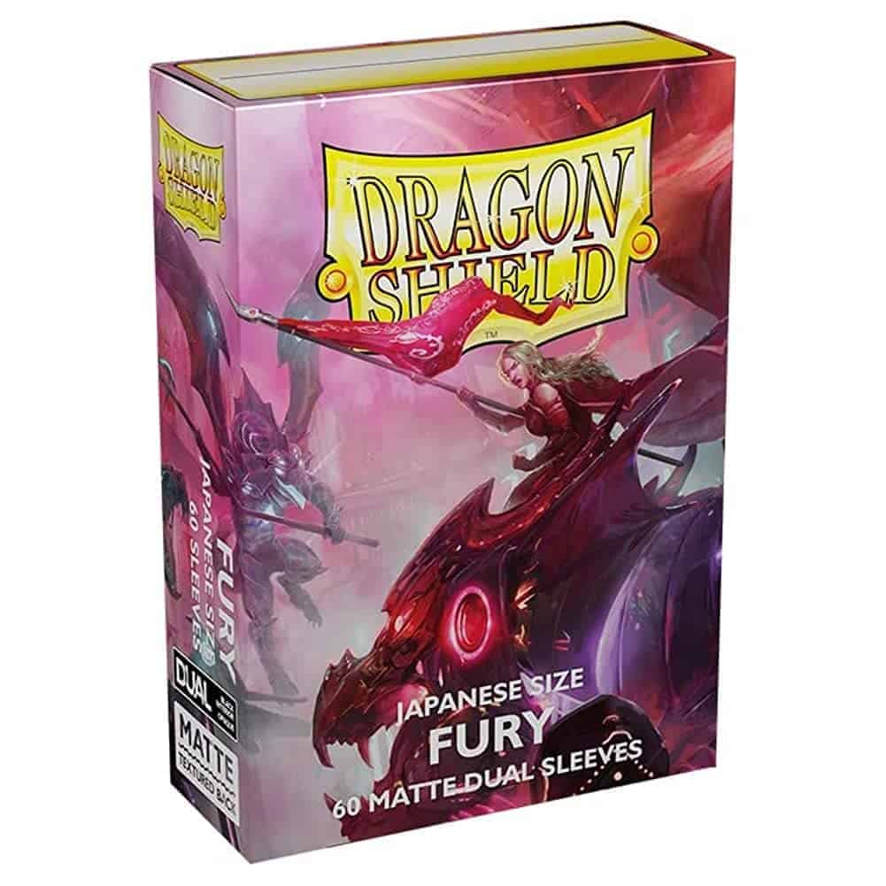 5 Paquetes de Dragon Shield Dual Matte Mini Japonés Fury 60