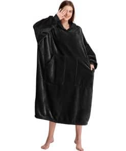 Manta Wearable Oversize de Franela Súper Suave y Cálida con