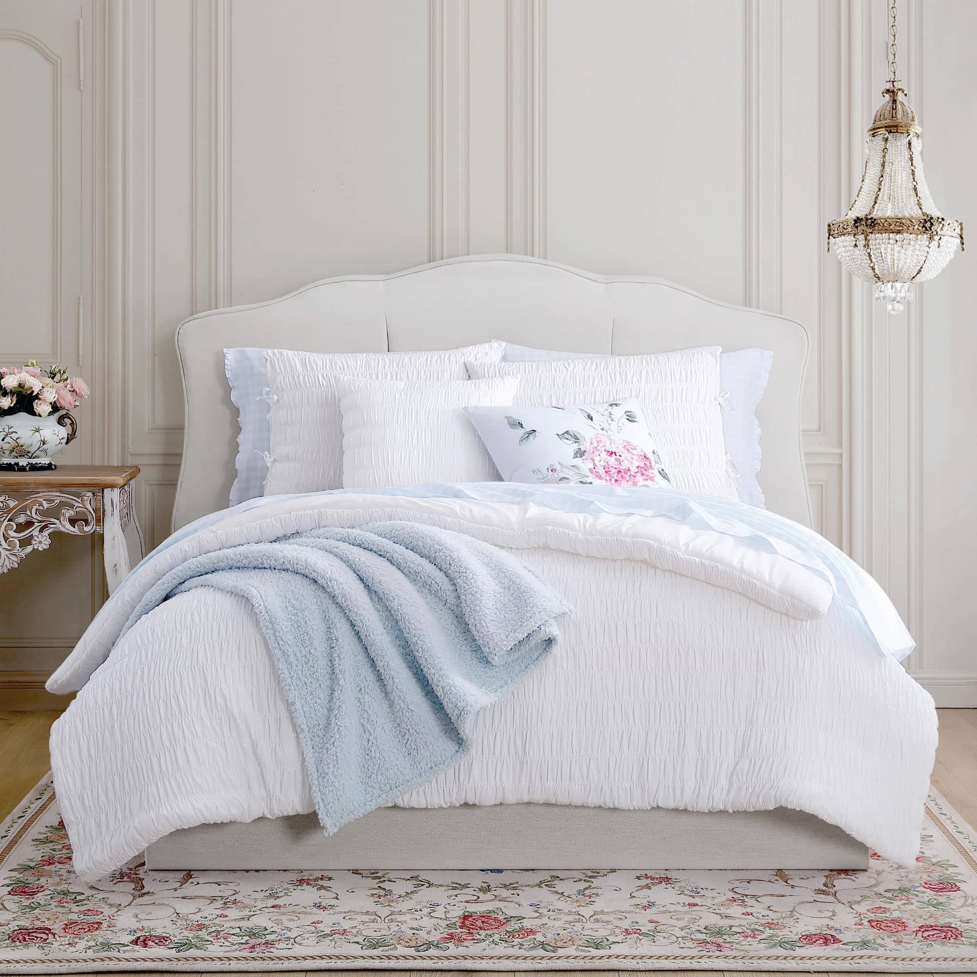 Set de Edredón de Dos Piezas Twin Shabby Chic, Reversible