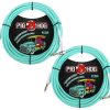 Cable de Instrumento Pig Hog PCH20SGR 1/4' Recto a 1/4' en