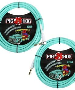 Cable de Instrumento Pig Hog PCH20SGR 1/4' Recto a 1/4' en