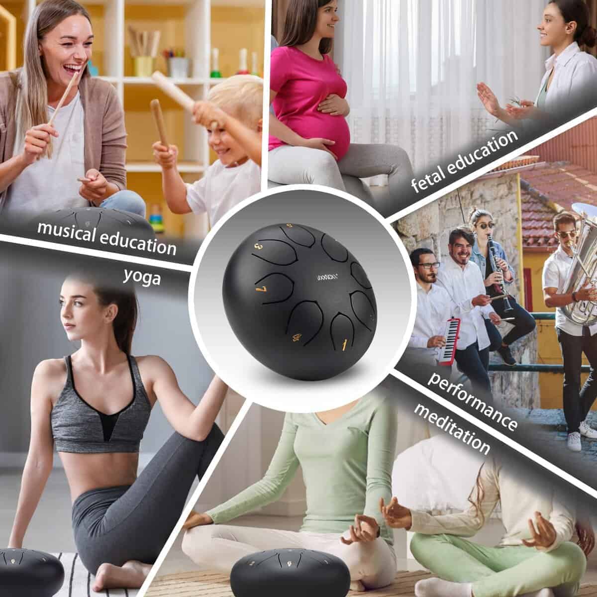 VixxNoxx Tambor de Lengua de Acero Instrumento Musical - Imagen 8