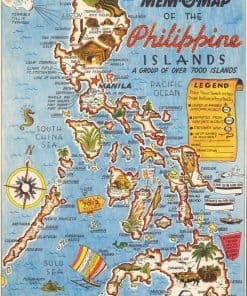 Rompecabezas de 1000 piezas | Mapa Pictórico de 1945 |