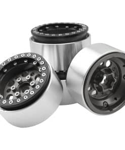 4Pack ShareGoo Aluminum Alloy 1.9" Beadlock Wheel Rims Hubs
