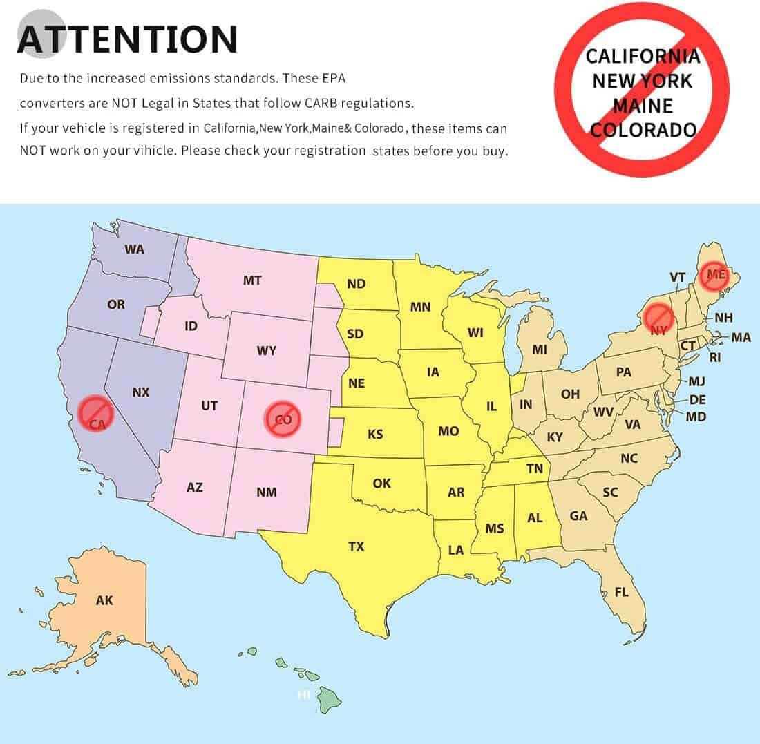 NEWZQ Catalytic Converter Flex Pipe 16581 Compatible con - Imagen 3