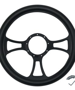 Volante de dirección clásico X-AVION 14" X2'' de aluminio