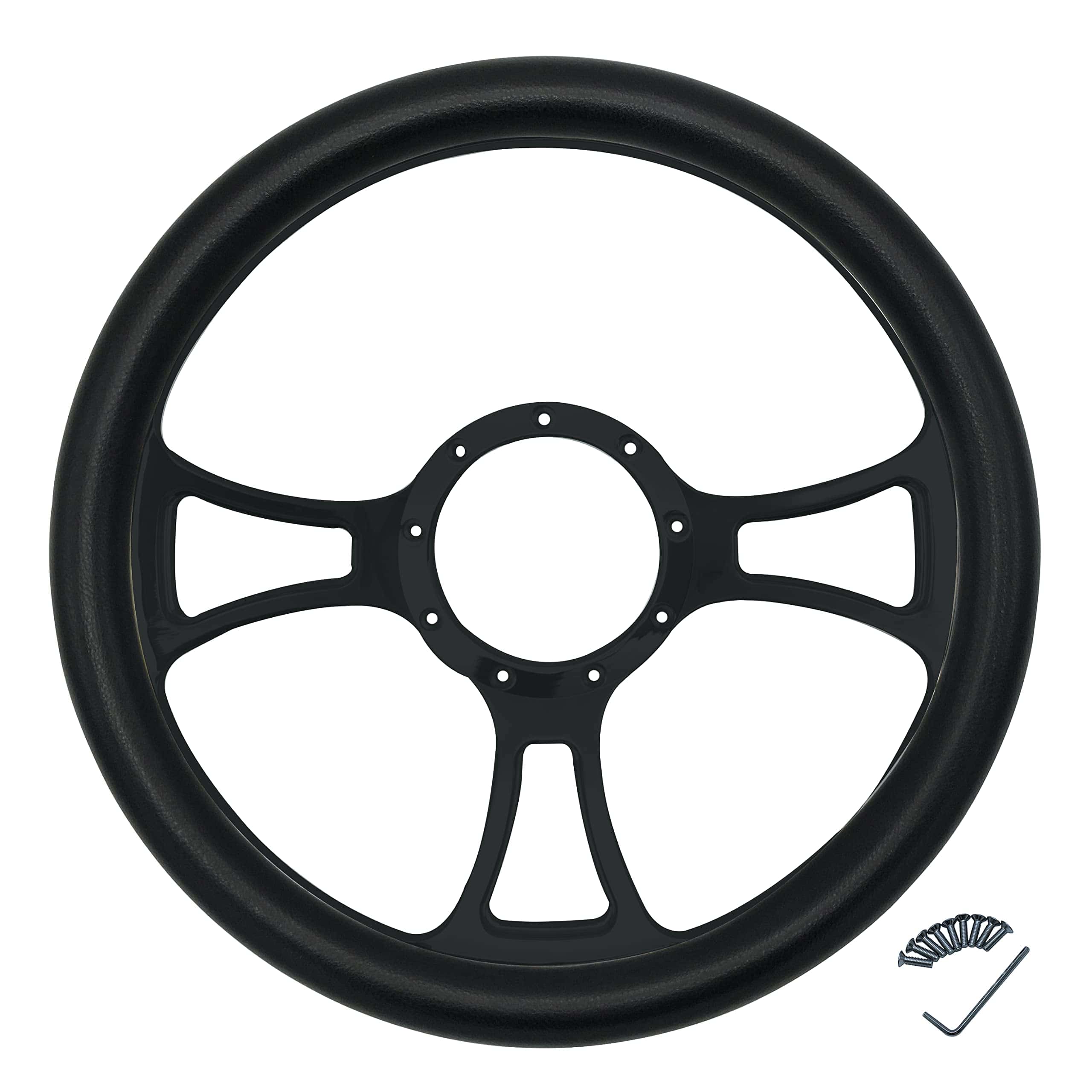 Volante de dirección clásico X-AVION 14" X2'' de aluminio