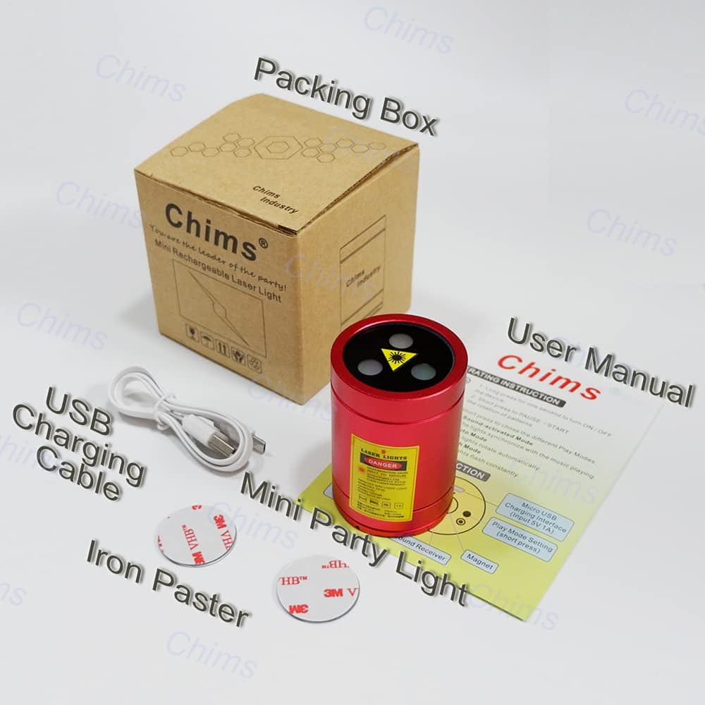 Chims Proyector de Galaxias Mini Luces de Fiesta Aurora - Imagen 4