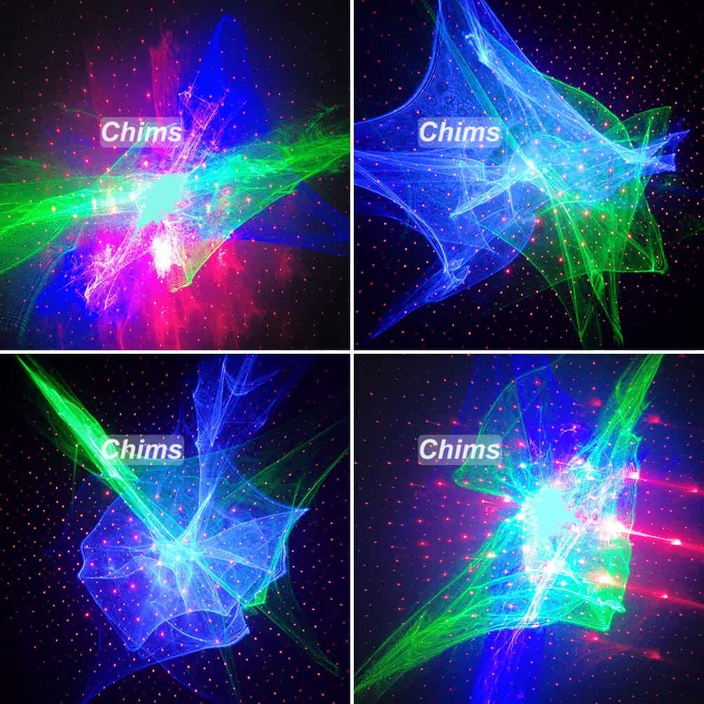 Chims Proyector de Galaxias Mini Luces de Fiesta Aurora - Imagen 8