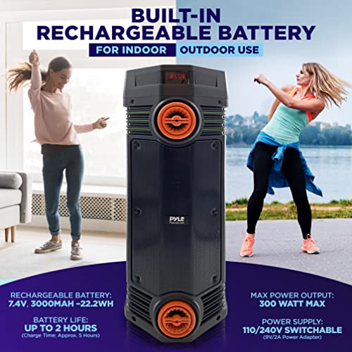 Altavoz PA portátil Bluetooth Pyle - Sistema de Audio - Imagen 8
