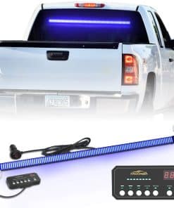 Barra de luces de advertencia de 35 pulgadas -Azul
