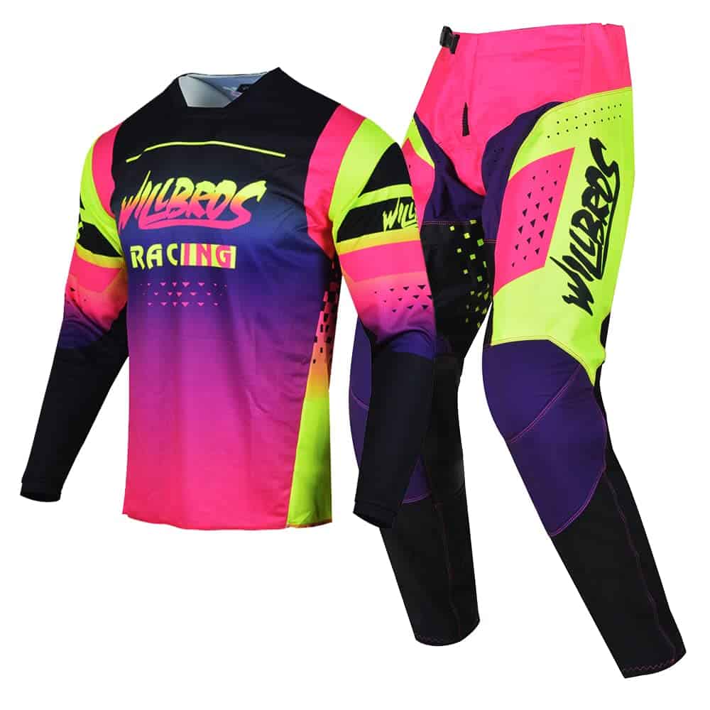 Conjunto de jerseys y pantalones de motocross Willbros para