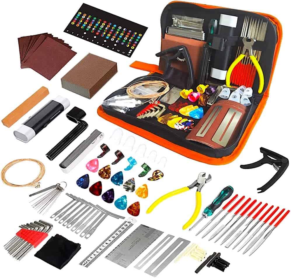Kit de Herramientas para Guitarra de 99PCS Multifuncional