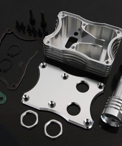 GTBRacing Caja de Escape Integrada de Metal para Coche RC