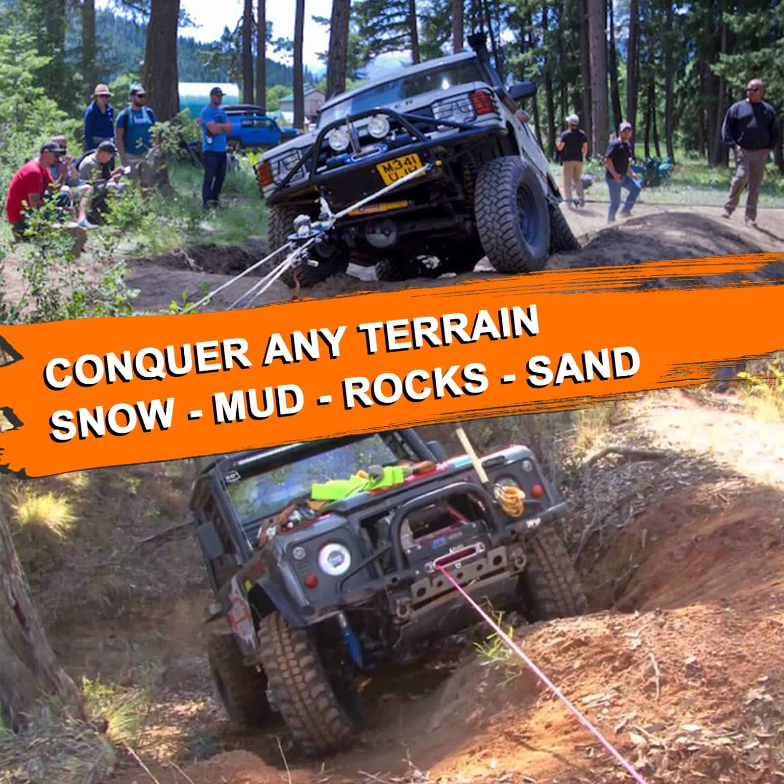 YUUCOO Snatch Block, 50,000 lbs (25T) Resistencia Mínima a - Imagen 5