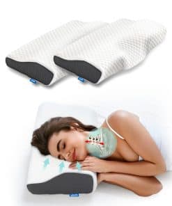 Almohadas de espuma viscoelástica Derila (2 almohadas,