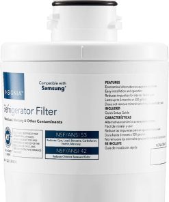 Filtro de agua de reemplazo Insignia NS-SSDA531 NSF 53 para