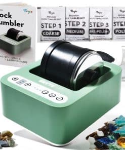 BRYTE Rock Tumbler Mint, 3 Velocidades y Temporizador de