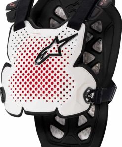 Protección de pecho Alpinestars A-1 Pro (Blanco Negro Rojo,