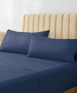 Juego de Sábanas a Rayas LuxClub, 3 Piezas - Sábanas a