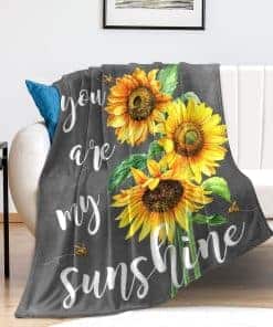 Manta de Girasol Suave de Franela Eres Mi Sol Manta de