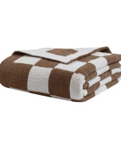 Manta de Tiro de Cuadros Difusa de Arbustos Decorativa