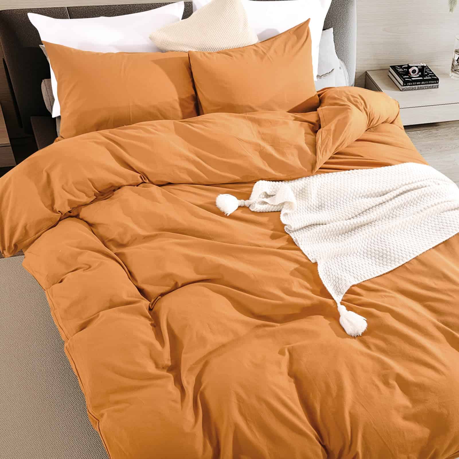 Juego de Funda NEXHOME PRO para edredón tamaño King Lavado - Imagen 7