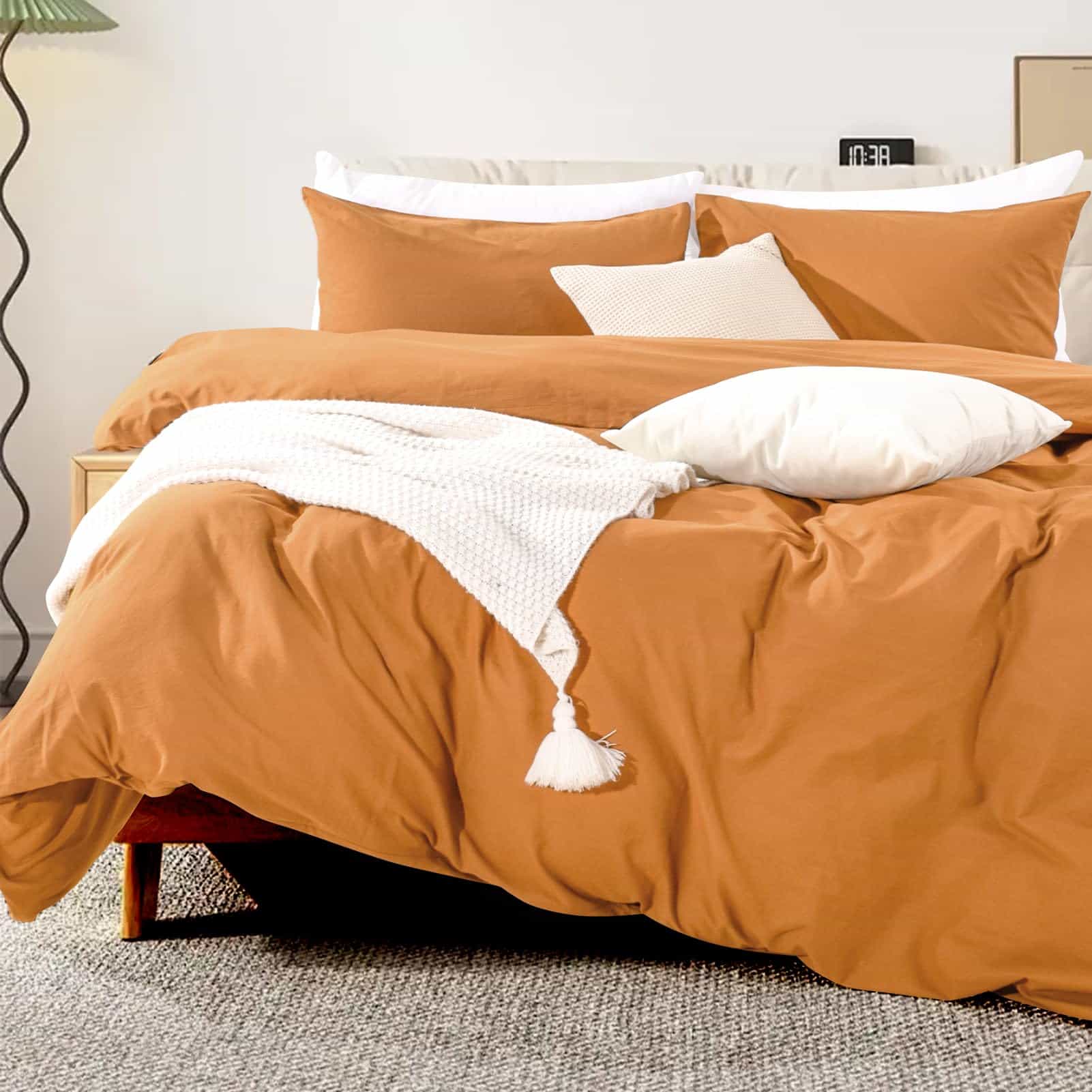 Juego de Funda NEXHOME PRO para edredón tamaño King Lavado - Imagen 5