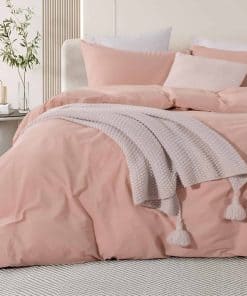 Juego de Funda nórdica NEXHOME PRO Tamaño Queen Tacto Lino