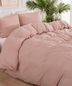 Juego de Funda NEXHOME PRO para Edredón -Rosa