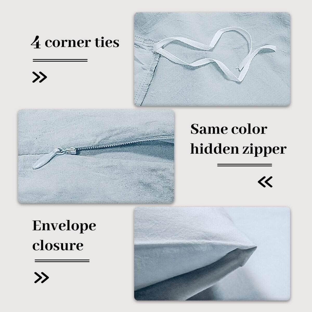 Set de Funda NEXHOME PRO Tamaño Queen Aspecto Lino - Imagen 6