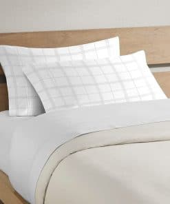 Juego de funda de edredón de algodón Pizuna -Taupe de lujo a