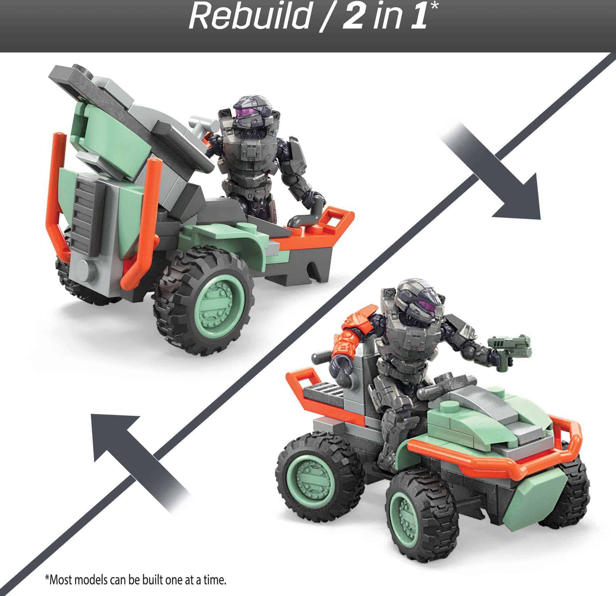 Set de construcción de vehículos de juguete MEGA Halo, - Imagen 3