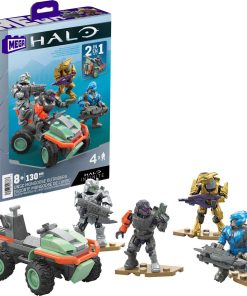 Set de construcción de vehículos de juguete MEGA Halo,
