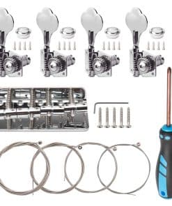 Puente de Guitarra Bajo de 4 Cuerdas Swhmc Hardtail Saddle