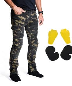 NBT Pantalones de Moto Protectora - Armadura Extraíble CE