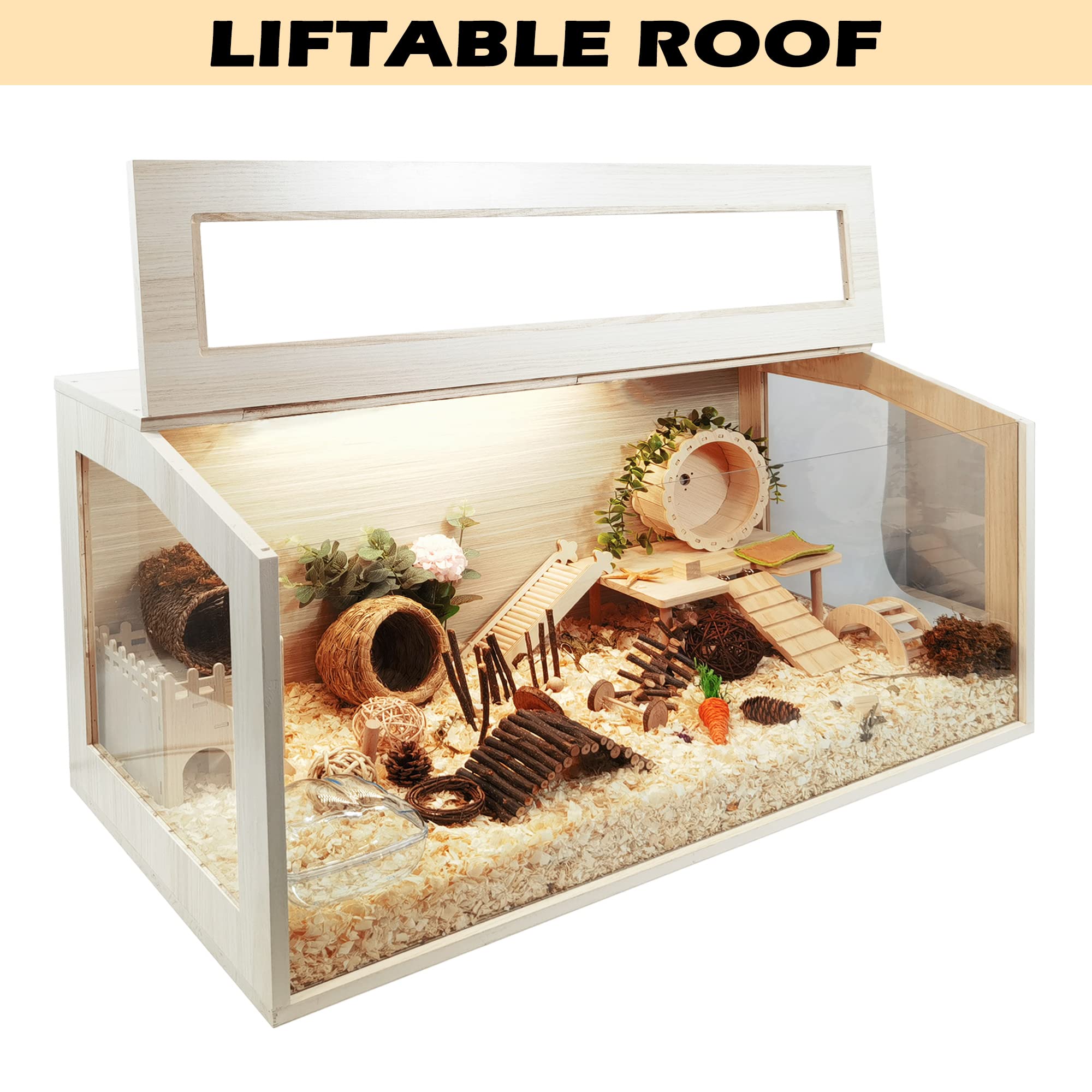 Jaula para Hamsters Prolee Chewproof de Madera de 32 - Imagen 6