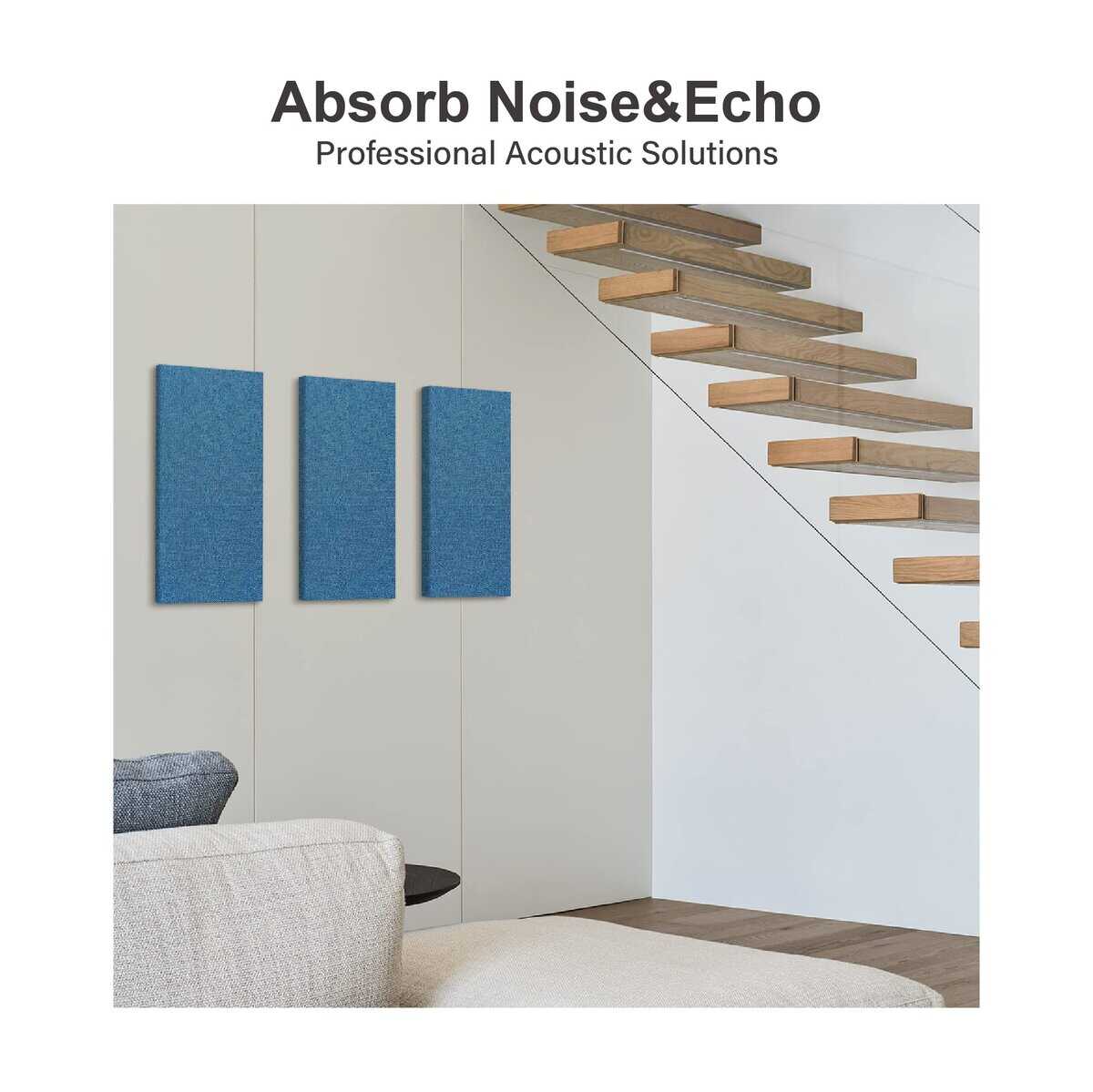 Paneles Acústicos de Fibra de Vidrio Olanglab, Paquete de 2 - Imagen 6