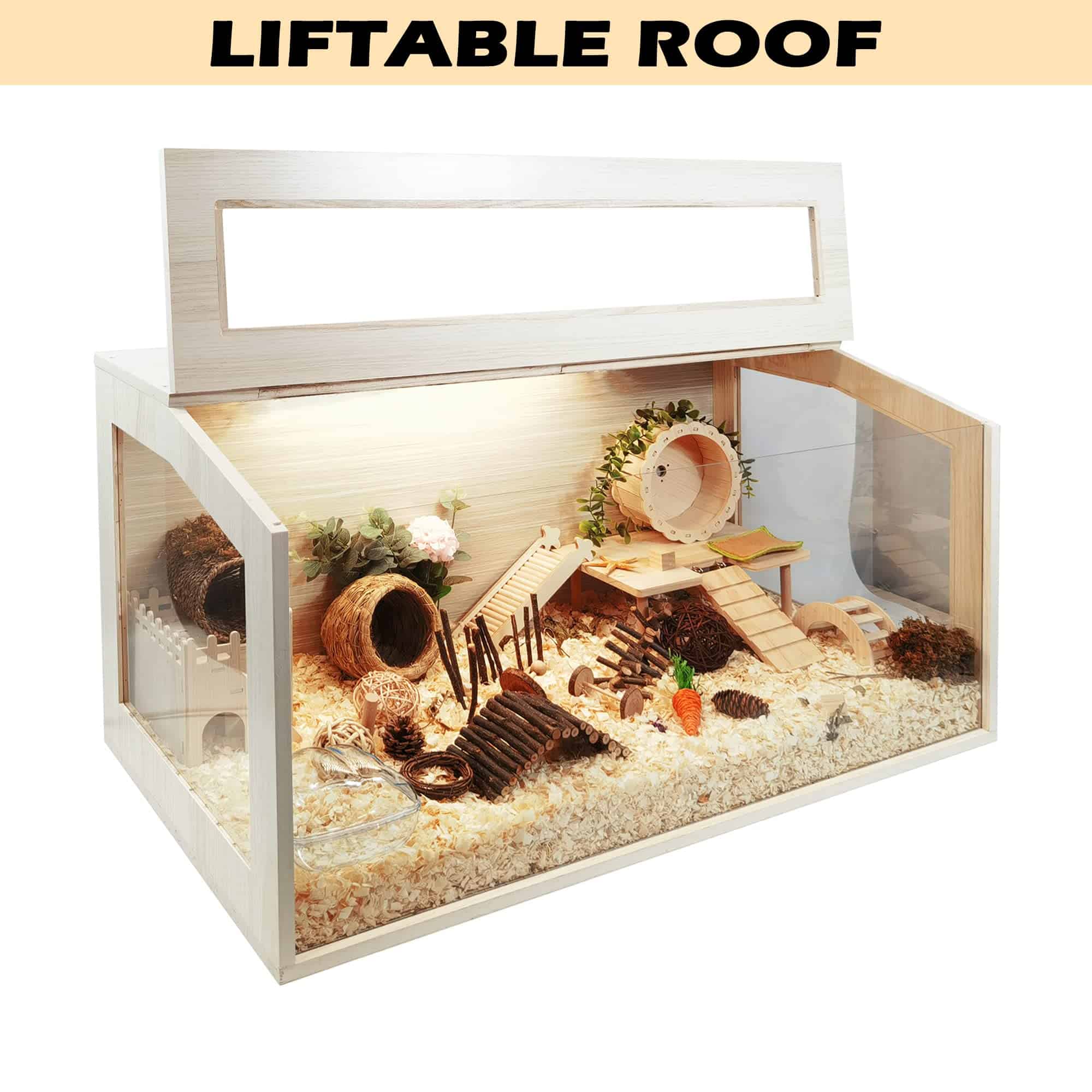 Jaula de hámster Prolee de Madera Extra Grande para Ratones - Imagen 6