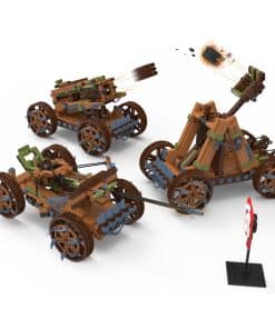 Set de Bloques de Construcción NUTCRACKER 3 en 1 Catapulta